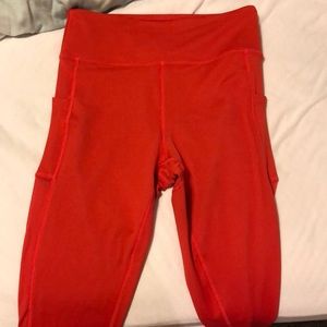 XXIV Active red/orange leggings with pockets